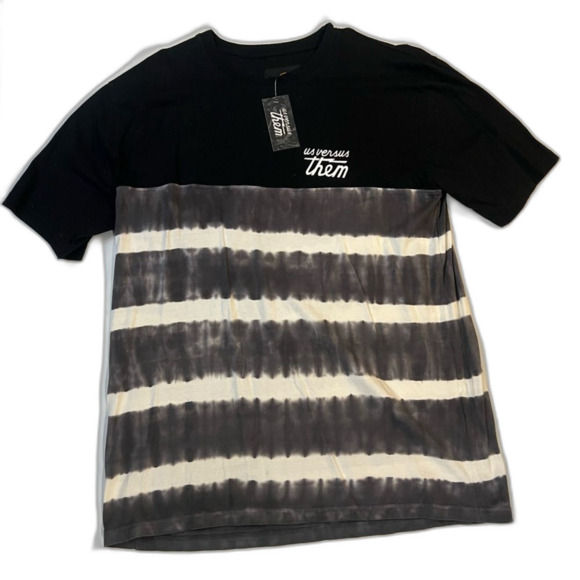 Other - NWT “Us Versus Them” Short Sleeve Black and White XXL